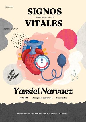 Revista Creativa Signos Vitales Yn