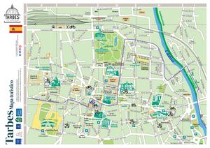 Tarbes Mapa turistico 2026
