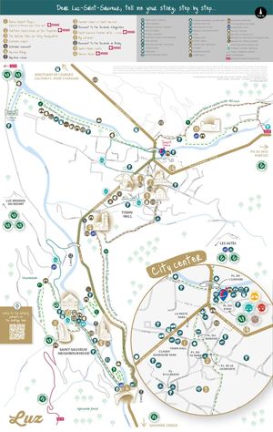 Tourist Map of Luz-Saint-Sauveur