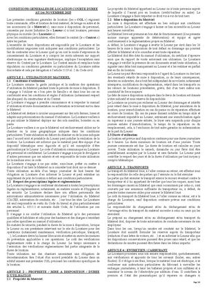 Conditions Générales Location Acces Industrie