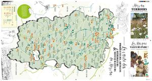 Carte des producteurs de Morvan Terroirs et des marqués Parc du Morvan 2026
