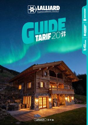 GUIDE TARIF LALLIARD 2026/2027