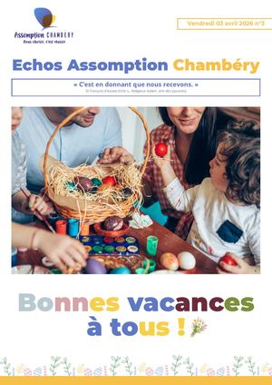 Echos Assomption Chambéry N°3
