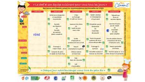 Menus Eco-restaurant libre-service (LA FONTAINE - LOUISE MICHEL)