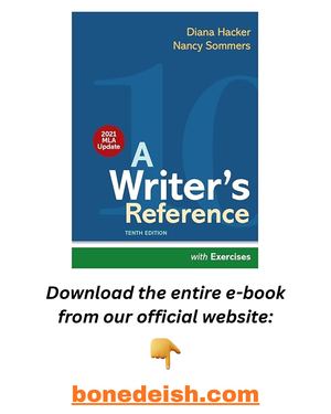 A Writer's Reference with 2021 MLA Update Kindle Edition pdf