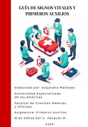 Guía De Signos Vitales Y Primeros Auxilios