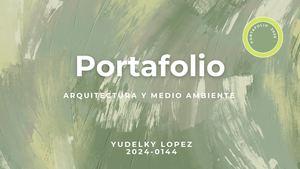 Presentación Portafolio Creativo Acuarela Verde