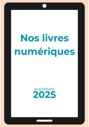 Livret Livres Numériques Adultes 2025