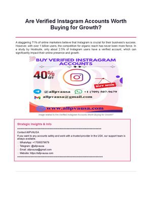 Are Verified Instagram Accounts Worth Buying For Growth