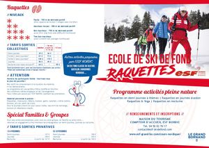 Programme des sorties raquettes et nature