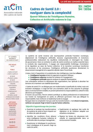 Programme Ancim - Nantes 23 & 24 nov.2026