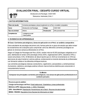Informe Upn