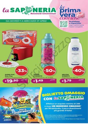 Volantino La Saponeria Dal 09 Al 29 Aprile 2026