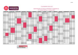 RDC - Calendrier Académique 26/27