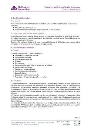 SMCH Règlement Secrétaire Médicale V6_25032026