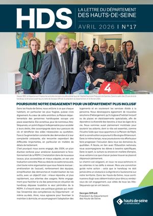 La lettre du Département des Hauts-de-Seine - n°17 - - avril 2026