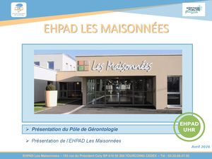 Présentation résidence EHPAD Les Maisonnées