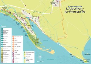 Plan Touristique - L'Aiguillon-la-Presqu'île (Vendée-85)