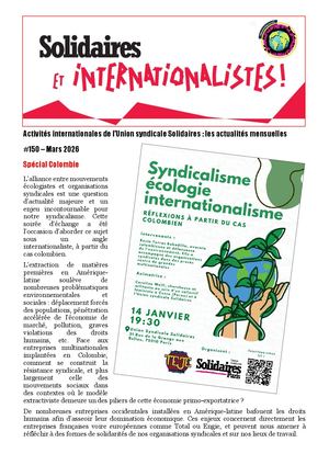 2026 3 27 Solidaires International 150 Colombie