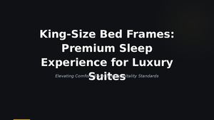 King Size Bed Frames: Premium Sleep Experience for Luxury Suites