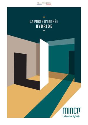 Catalogue portes d'entrées bois aluminium Minco - édition 2026