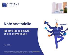 Sextant - Note Sectorielle - Industrie Des Cosmétiques Et De La Beauté - Mars 2026