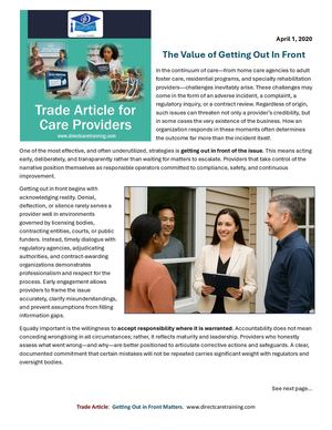 Calaméo - Trade Article Getting Out In Front April 2020