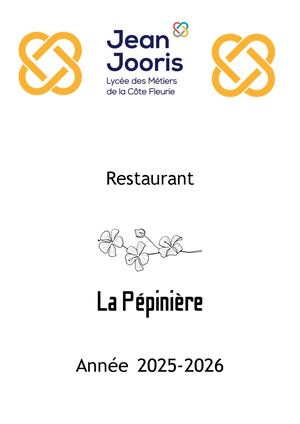 MENU 5  Modif PERIODE 2025 2026 .