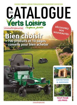Catalogue 2026 VERTS LOISIRS - MOULINJEUNE