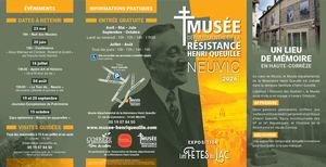 Flyer Musée Henri Queuille De La Saison 2026