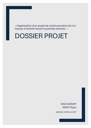 DOSSIER PROJET Maye NDIR Version Final