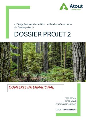 DOSSIER PROJET 2- ATOUT RECRUTEMENT