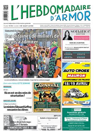 L'Hebdomadaire d'Armor n°3743 du samedi 11 avril 2026