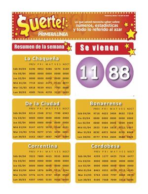 Suerte - Nro8435 2026 04 07