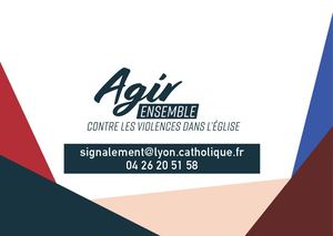 Flyer Agir ensemble contre les violences Signalement