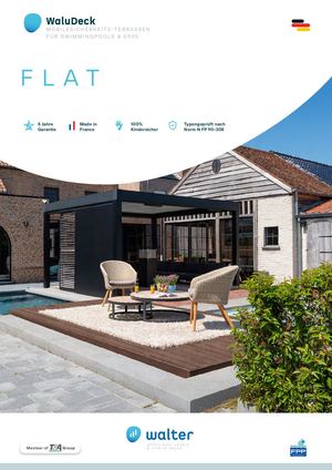 Broschüre Walu Deck FLAT DE