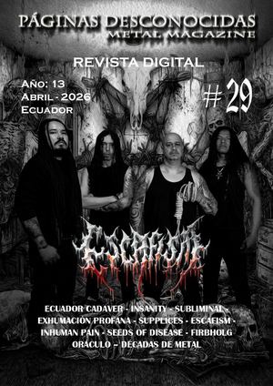 Páginas Desconocidas Metal Magazine # 29