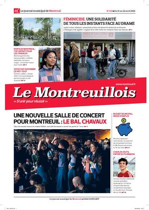 Le Montreuillois n°218 - du 10 au 22 avril 2026