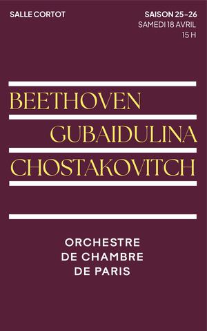 Programme concert 18 avril 2026 Salle Cortot