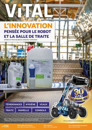 L'innovation pensée pour le robot et la salle de traite