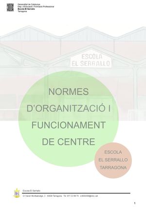 NOFC  Escola El Serrallo