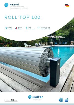 Broschüre Walu Roll ROLL'TOP 100 DE