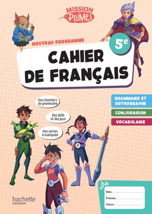 Mission Plumes 5e Cahier 2026
