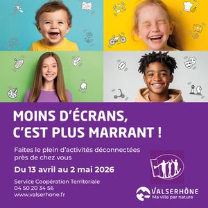 Programme "Moins d'écrans, c'est plus marrant !"