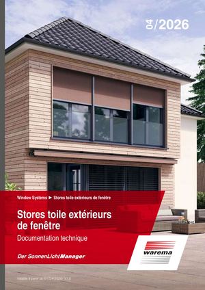 Warema Volets exterieurs 2026