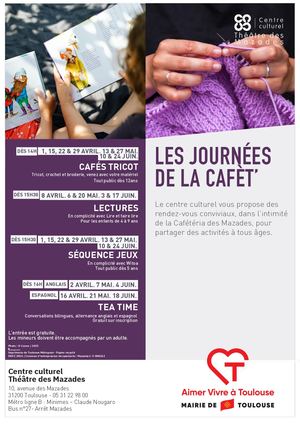 Les Animations De La Cafèt' CC Théâtre Des Mazades