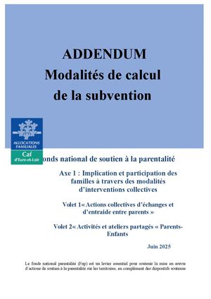 Addendum Fnp Axe1 Volet1 Et Volet 2  Juin 2025