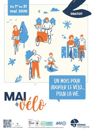 Mai à vélo 2026 sur Nîmes Métropole