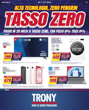 Trony TASSO ZERO Aprile 2# 2026