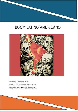 BOOM LATINOAMERICANO